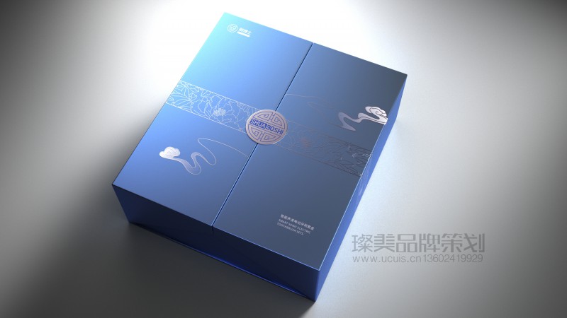 刷博士中国风牙刷套盒包装设计效果图