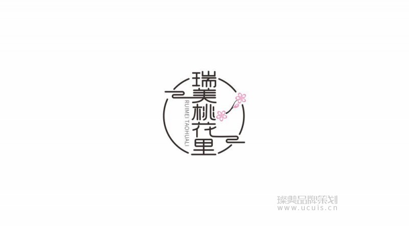 瑞美桃花里品牌商标logo设计图